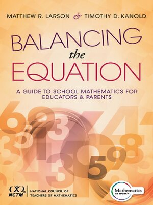 cover image of Balancing the Equation